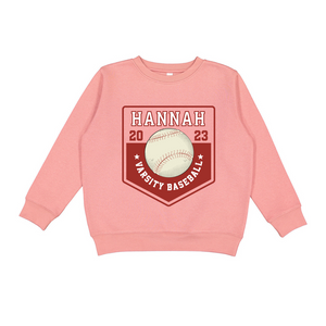 Kids' Classic Baseball Crewneck Sweatshirt