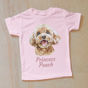 Sweet Doggy Personalized Kids T-Shirt