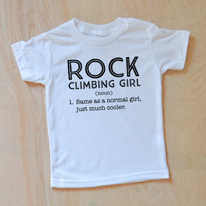 Kids Rock Climbing Girl T-Shirt