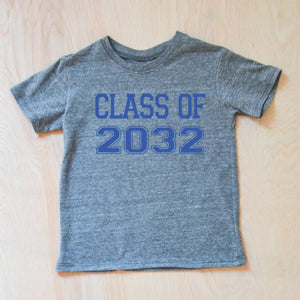 Class of 2032 Back to School Vintage Grey T-shirt at Hi Little One