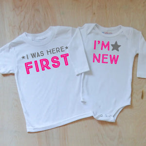 I’m New / I Was Here First Set - Gift-Set