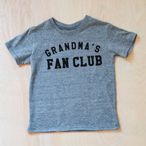 Personalized Fan Club Gray T-Shirt at Hi Little One