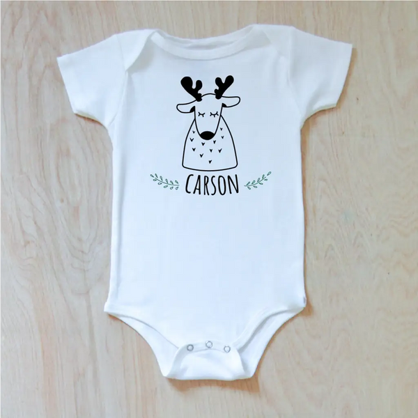 Deer onesie baby sales
