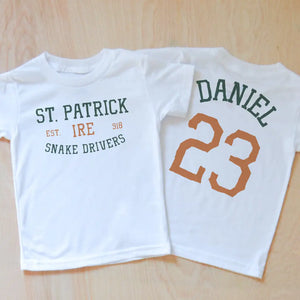 St. Patrick Snake Drivers T-shirt at Hi Little One