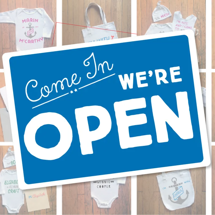 Come In, We’re Open!