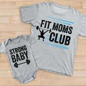 Adult Fit Moms Club T-Shirt