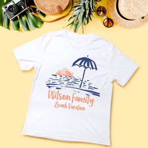 Beach Vacation Personalizable T-Shirt