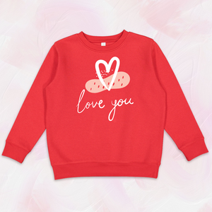 Love You Valentine's Crewneck Sweatshirt