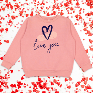 Love You Valentine's Crewneck Sweatshirt