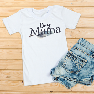 Boy Mom Boho Personalized T-Shirt