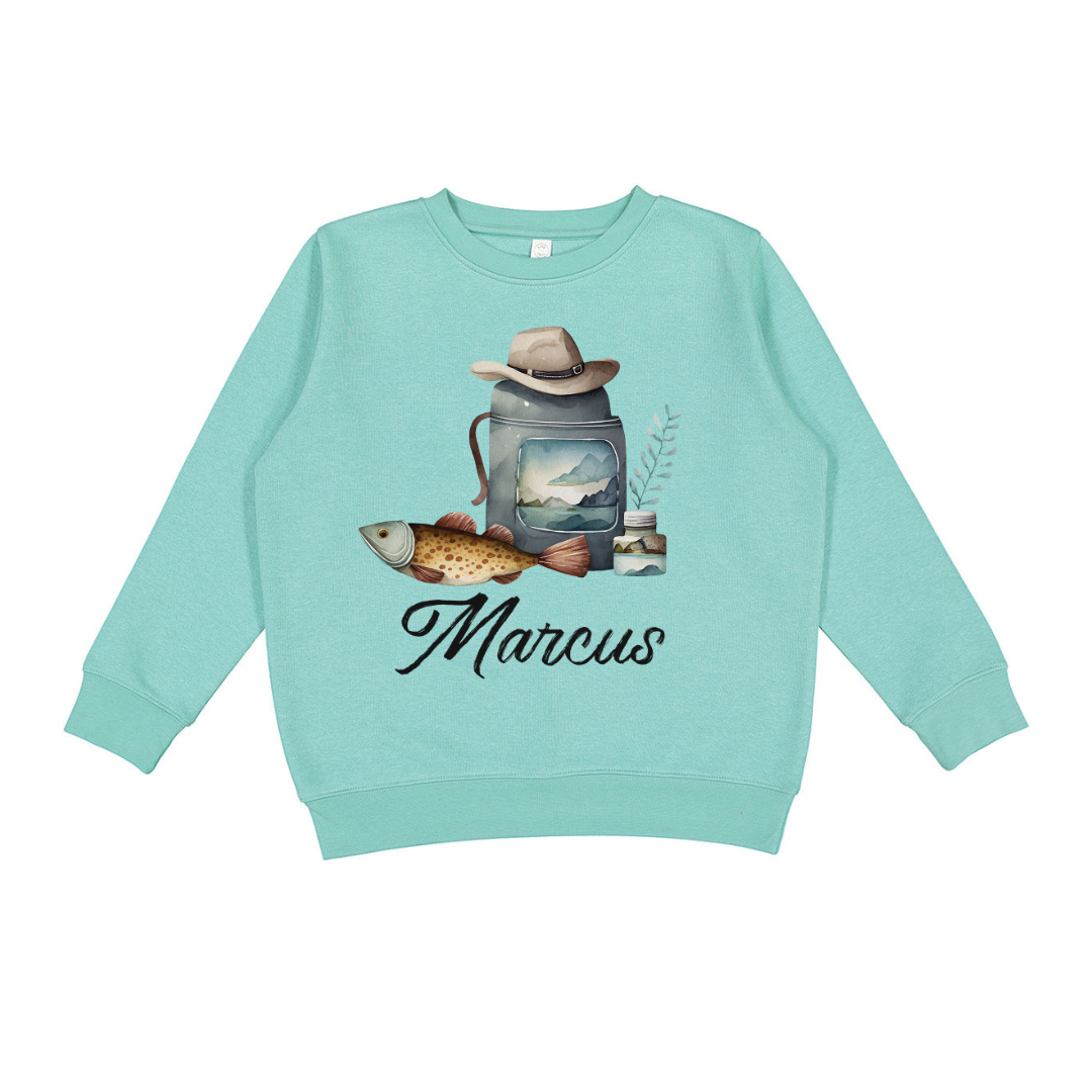 Kids' Classic Fishing Crewneck Sweatshirt