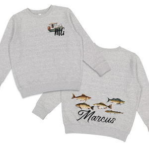 Kids' Classic Fishing Crewneck Sweatshirt