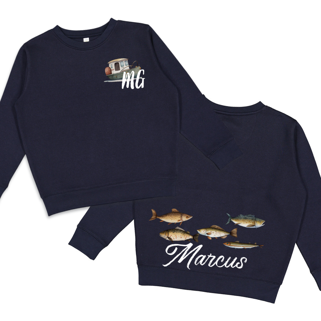 Kids' Classic Fishing Crewneck Sweatshirt