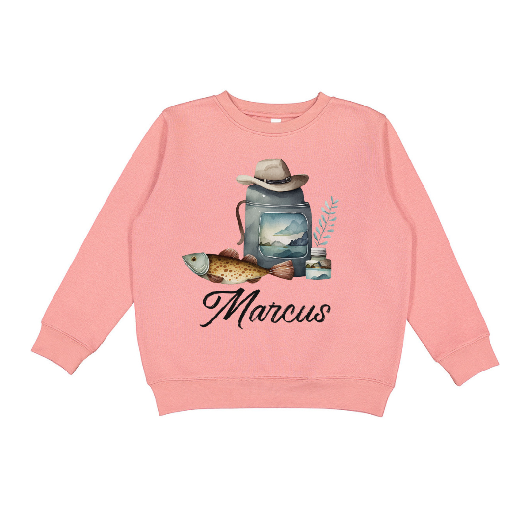 Kids' Classic Fishing Crewneck Sweatshirt