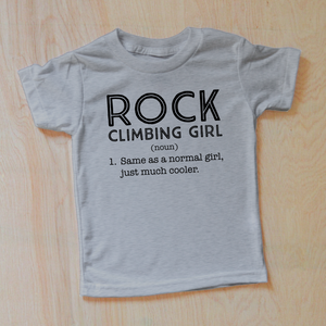 Kids Rock Climbing Girl T-Shirt