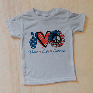 Good Vibes Peace Love America T-Shirt