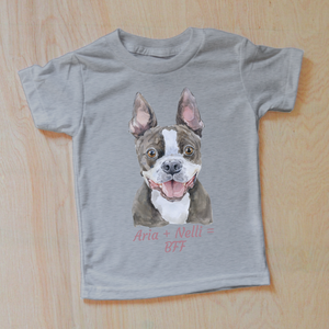 Sweet Doggy Personalized Kids T-Shirt