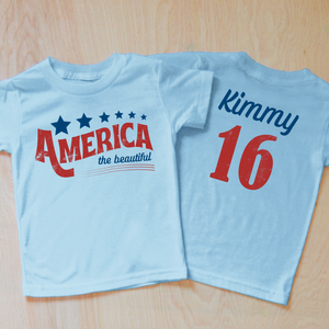 Personalized America the Beautiful T-Shirt