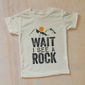 Wait I See A Rock Kids T-Shirt