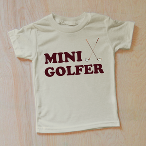 Mini Golfer Kid's T-Shirt