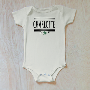 Classic Winter Personalized Onesie