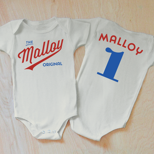 Little League Personalized Onesie