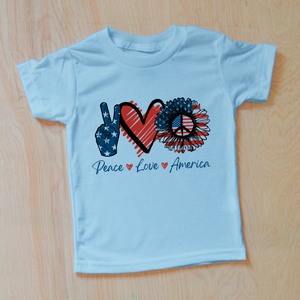 Good Vibes Peace Love America T-Shirt