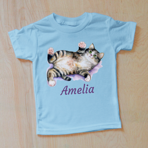 Playful Kitties Personalized Kids T-Shirt