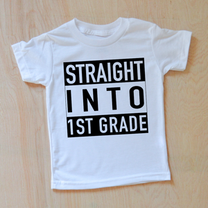 Straight into Personalized Back to School T-shirt