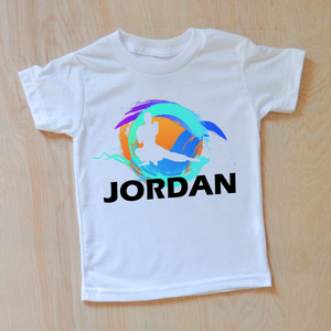 Personalized Kids Sports In Motion T-Shirt
