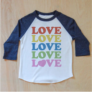 All the Love Raglan at Hi Little One