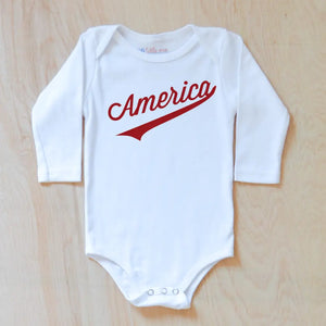 America Baby Onesie at Hi Little One