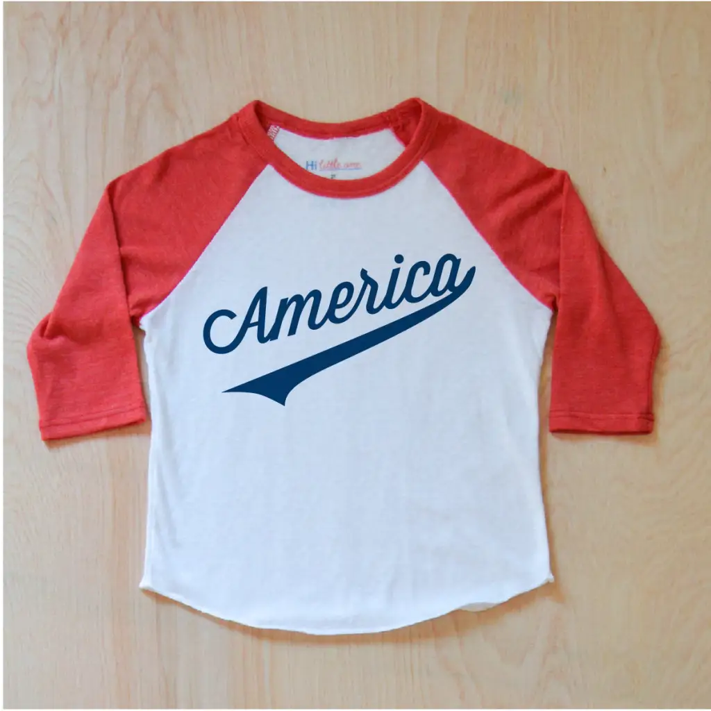 America Raglan at Hi Little One