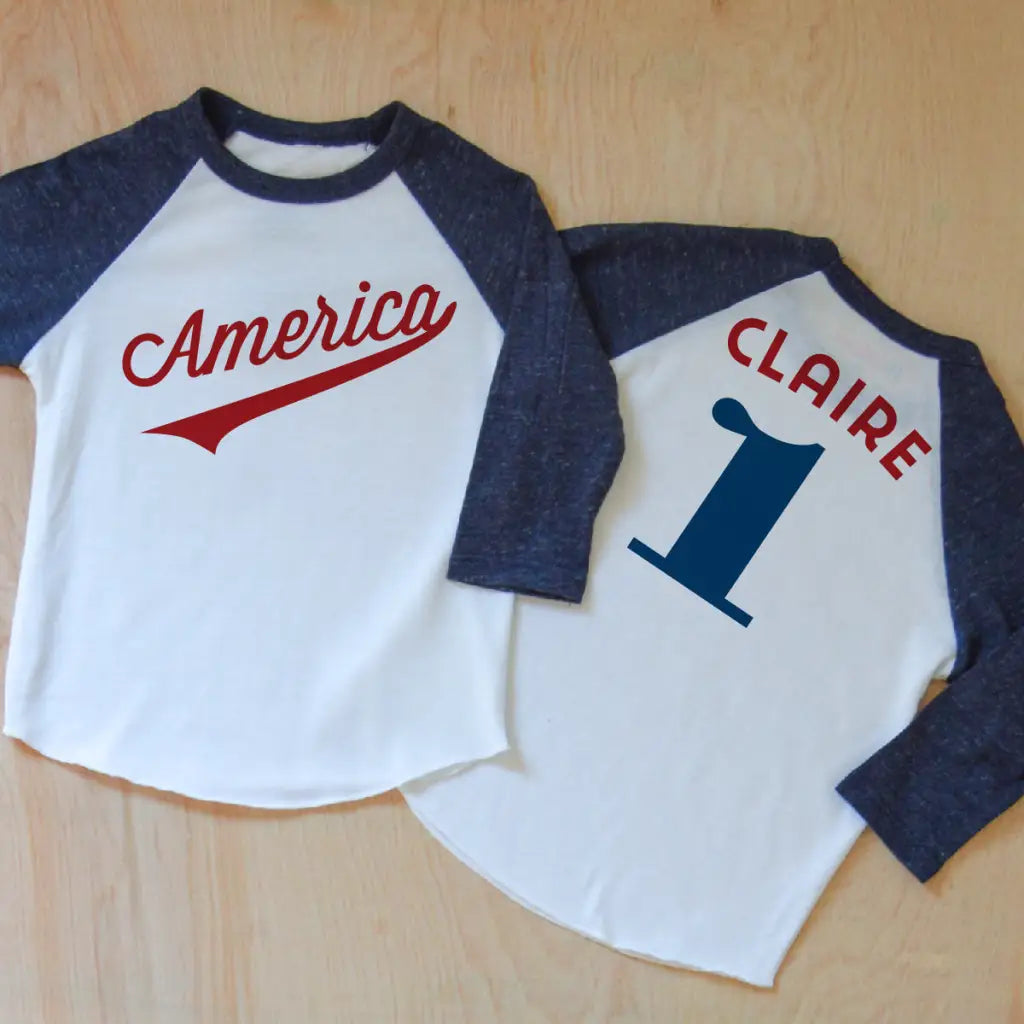 America Raglan at Hi Little One