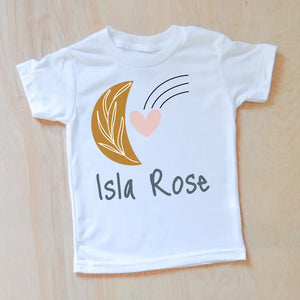 Celestial Love Personalized Kids T-Shirt - 2T / Short Sleeve