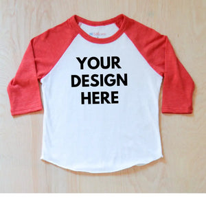 Custom Raglan - 3-6M / Red - Raglan