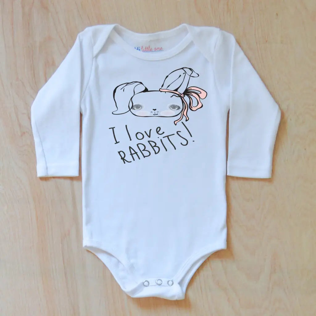 I love Rabbits! Onesie - Onesie