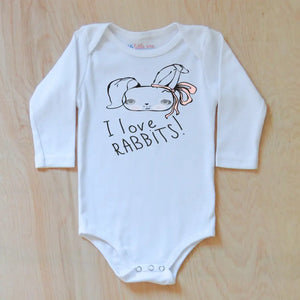 I love Rabbits! Onesie - Onesie