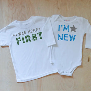 I’m New / I Was Here First Set - Gift-Set