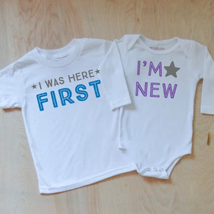 I’m New / I Was Here First Set - Gift-Set