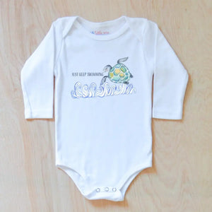 Just Keep Swimming Onesie at Hi Little One