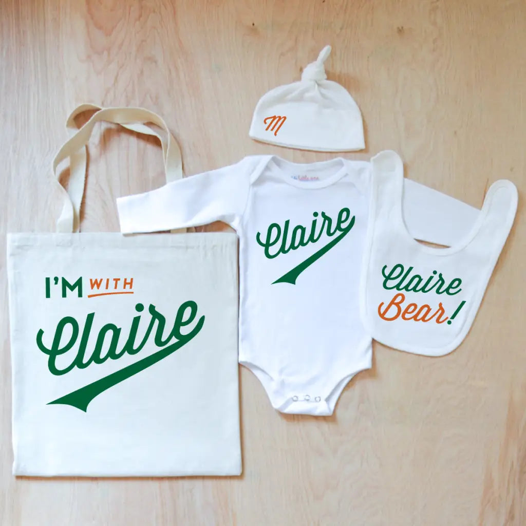 Little League Personalized 4 Piece Set at Hi Little One