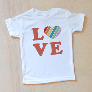 Love Rules T-shirt at Hi Little One