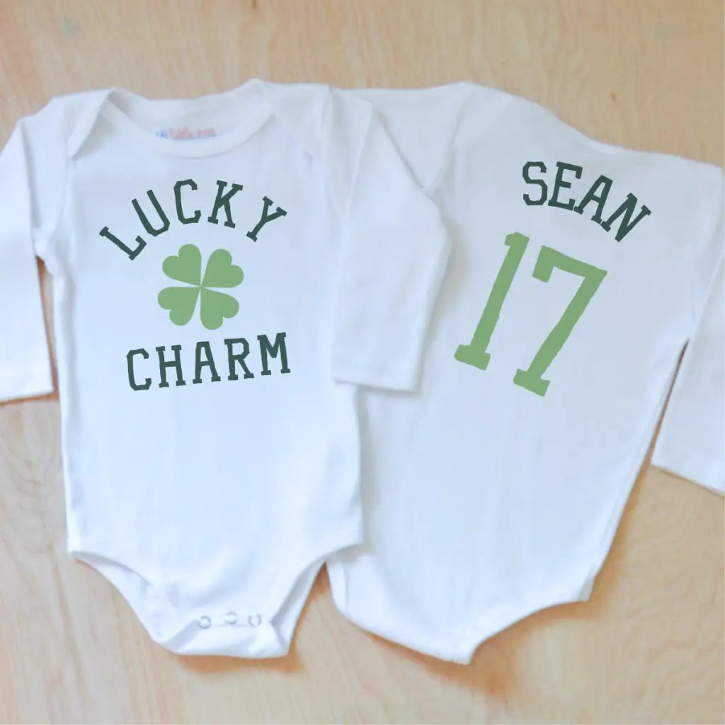 Lucky sales charm onesie