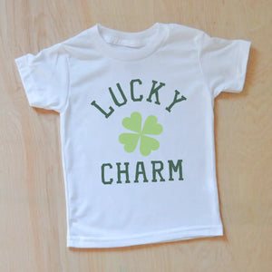 Lucky Charm T-shirt - 2T / White - White-T-Shirt