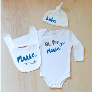 Oui Oui Personalized 3 Piece Set at Hi Little One