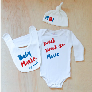 Oui Oui Personalized 3 Piece Set at Hi Little One