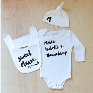 Oui Oui Personalized 3 Piece Set at Hi Little One