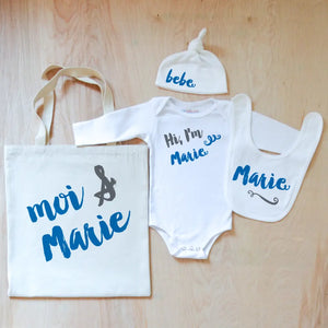 Oui Oui Personalized 4 Piece Set at Hi Little One