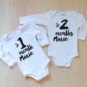 Oui Oui Personalized Month by Month Set at Hi Little One